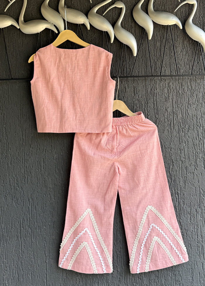 2 Pc Pink Silk Cord set - Image 3