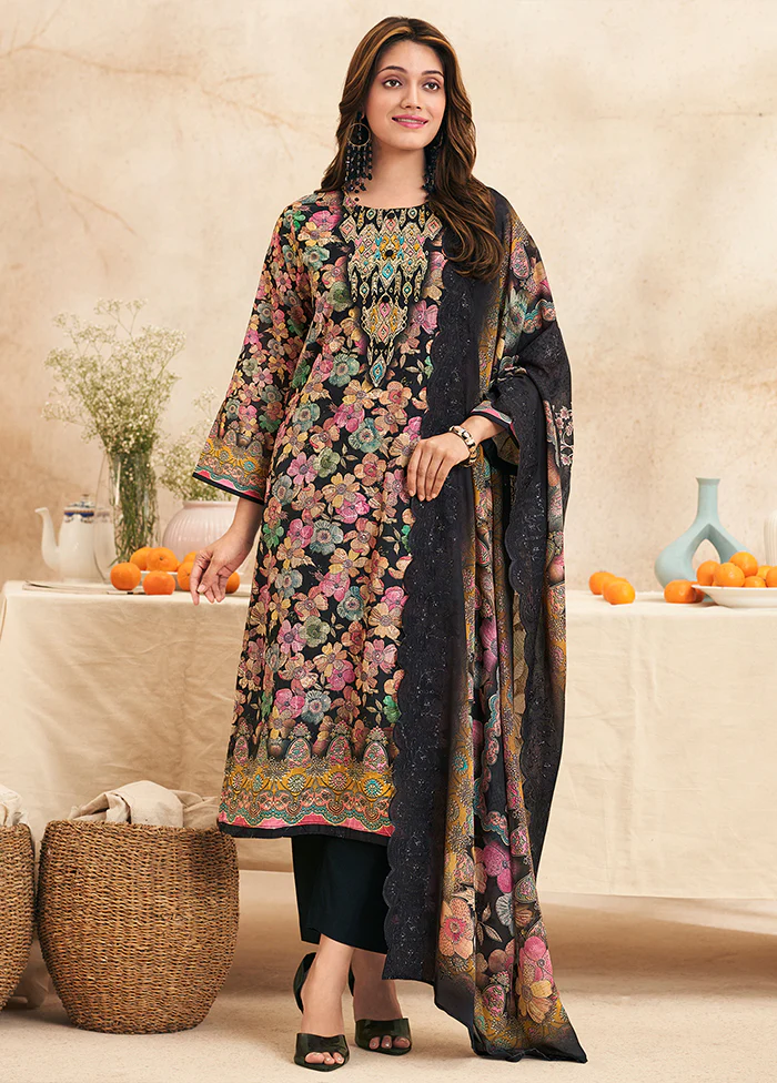 3 Pc Multicolor Cotton Suit Set