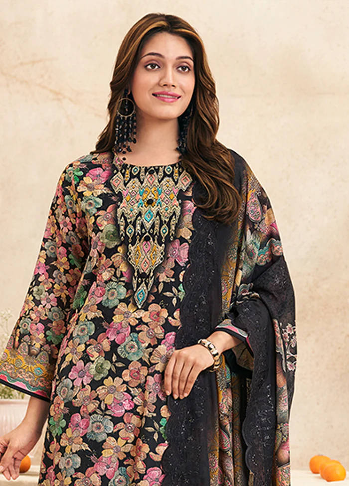 3 Pc Multicolor Cotton Suit Set - Image 2