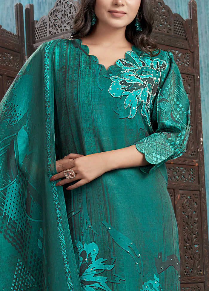 3 Pc Rama Readymade Viscose Dupatta Suit Set - Image 3