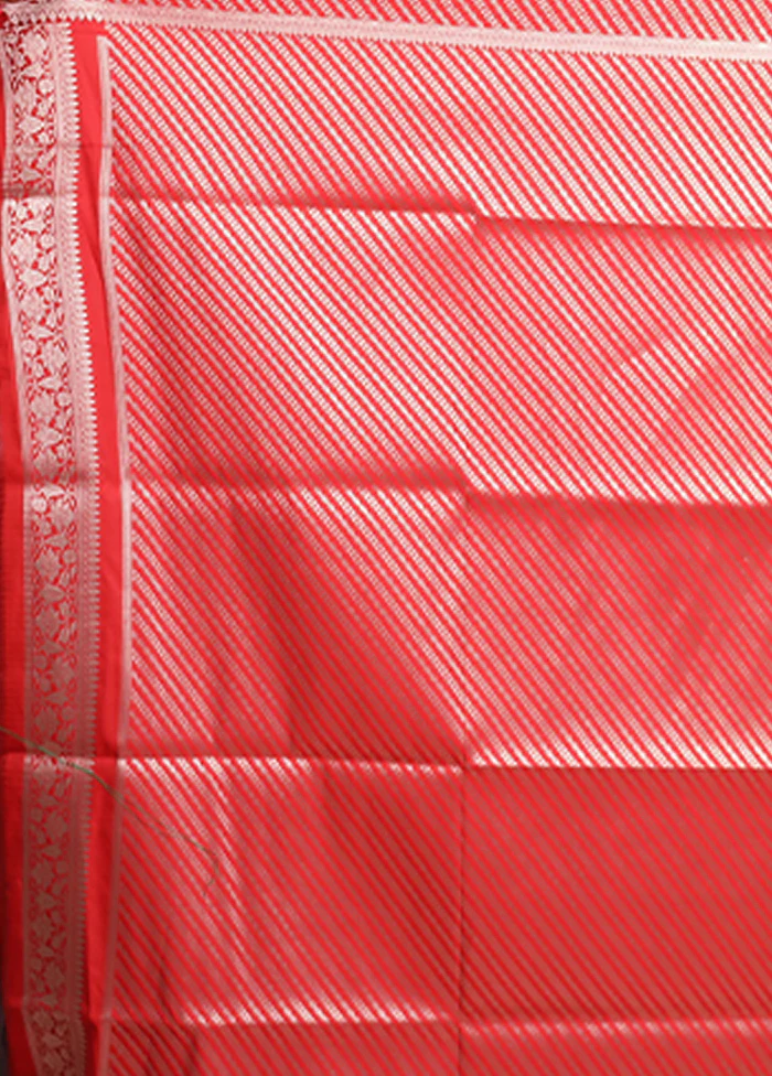 Black Banarasi Silk Saree With Blouse Piece - Image 5