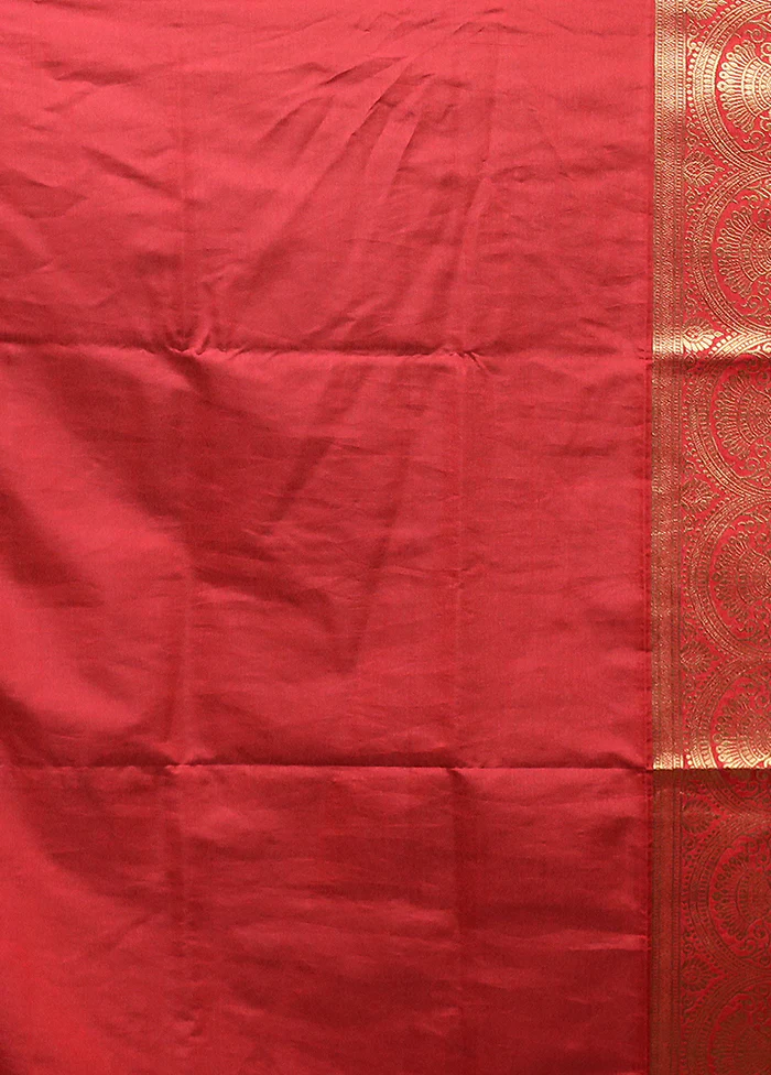 Black Dupion Silk Saree With Blouse Piece - Image 5