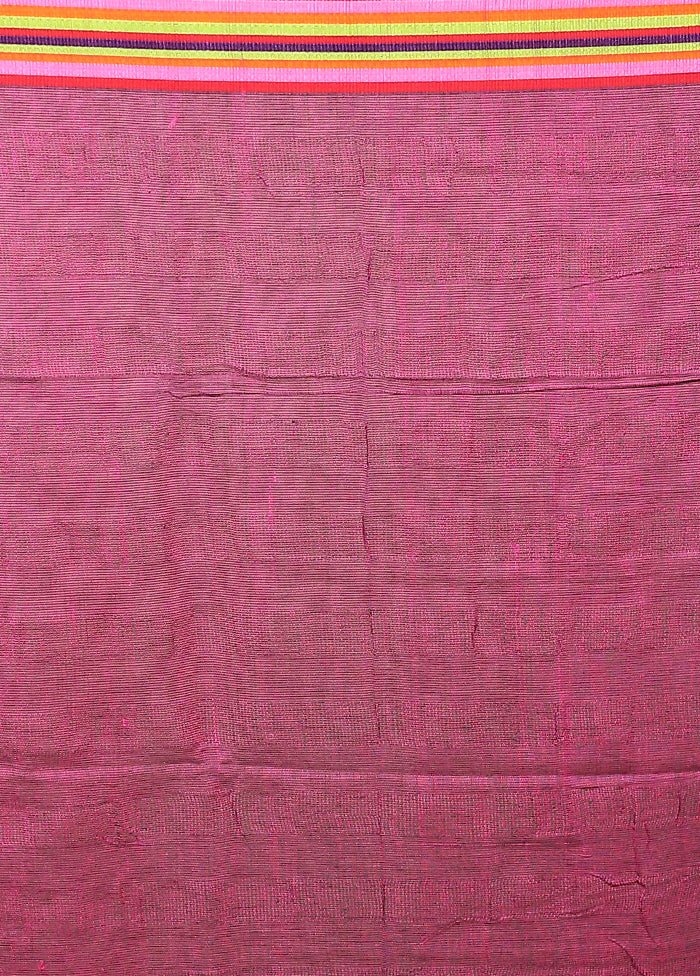 Black Matka Silk Saree With Blouse Piece - Image 5