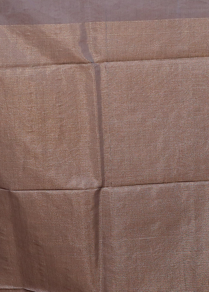 Black Matka Silk Saree With Blouse Piece - Image 5
