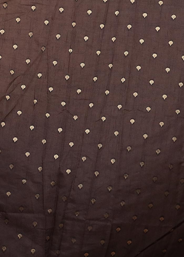 Black Organza Saree With Blouse Piece - Image 5