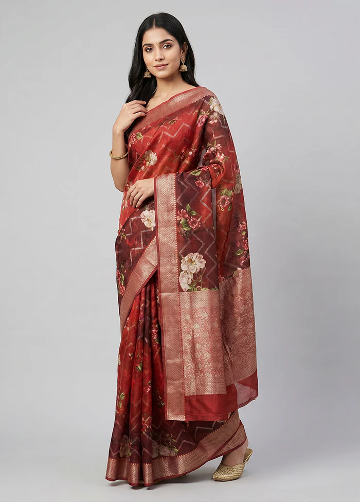Black Tussar Silk Saree With Blouse Piece