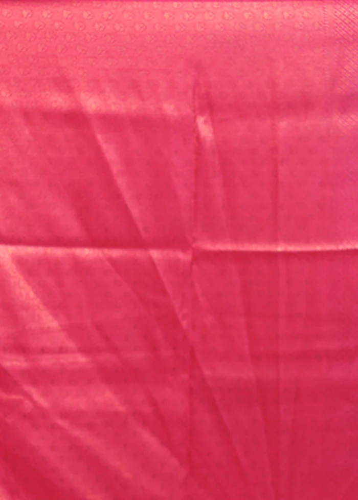 Blue Dupion Silk Saree With Blouse Piece - Image 5