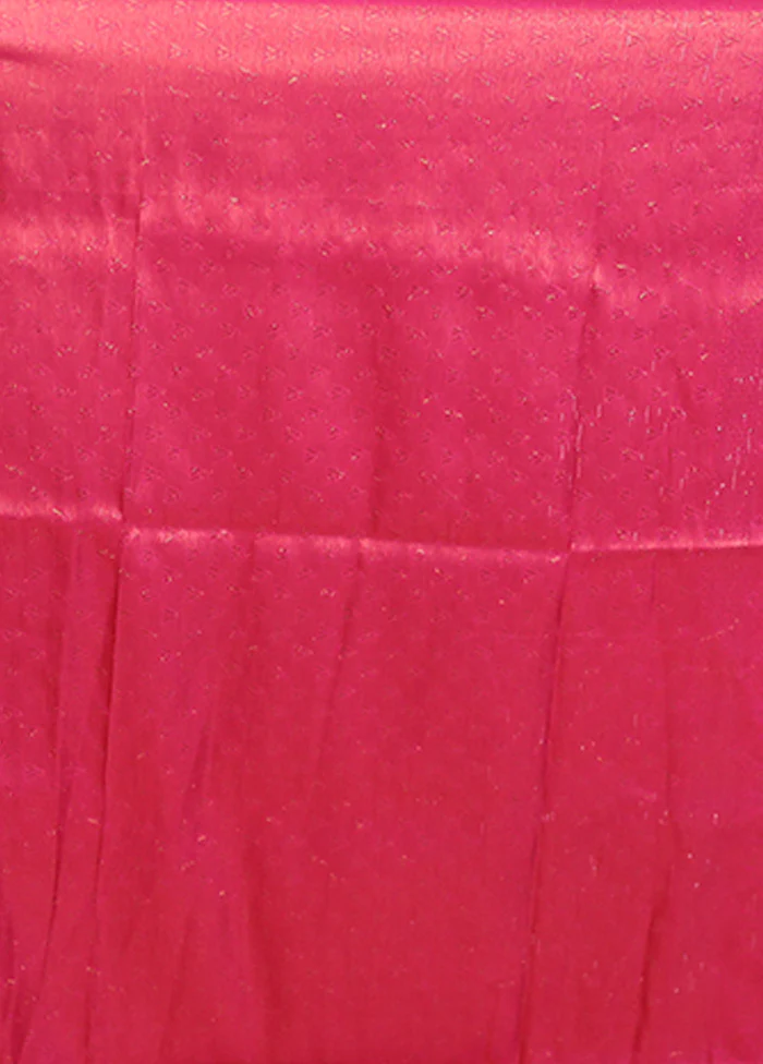 Blue Dupion Silk Saree With Blouse Piece - Image 5