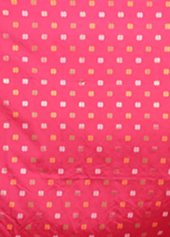 Blue Dupion Silk Saree With Blouse Piece - Image 5