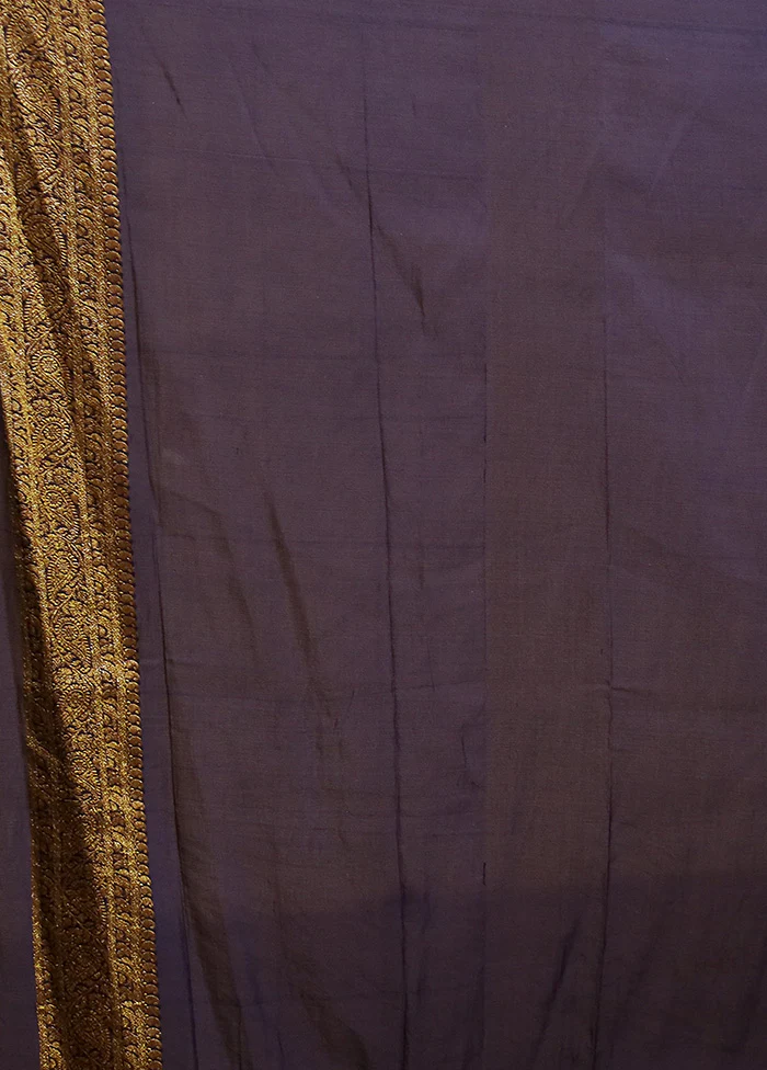 Blue Georgette Saree With Blouse Piece - Image 5