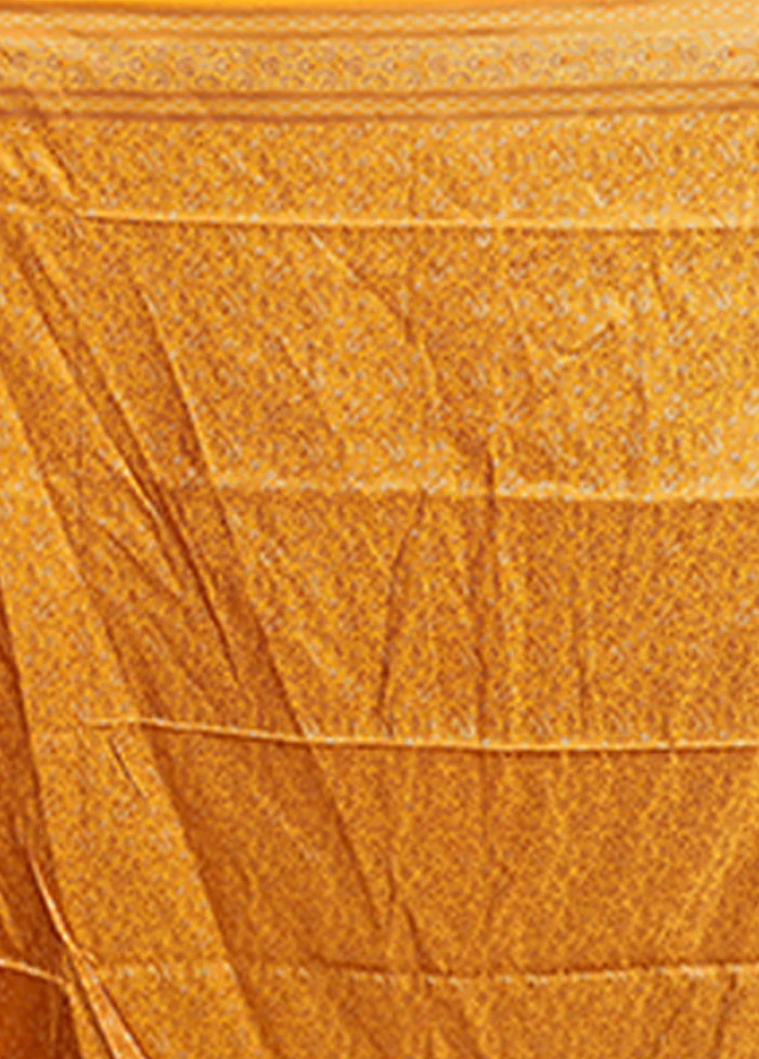 Blue Handloom Jamewar Pure Silk Saree With Blouse Piece - Image 5