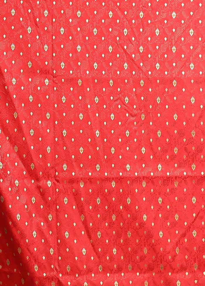 Blue Handloom Tanchoi Pure Silk Saree With Blouse Piece - Image 5