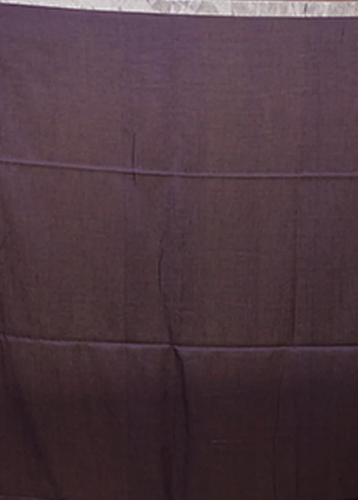 Blue Matka Silk Saree With Blouse Piece - Image 5