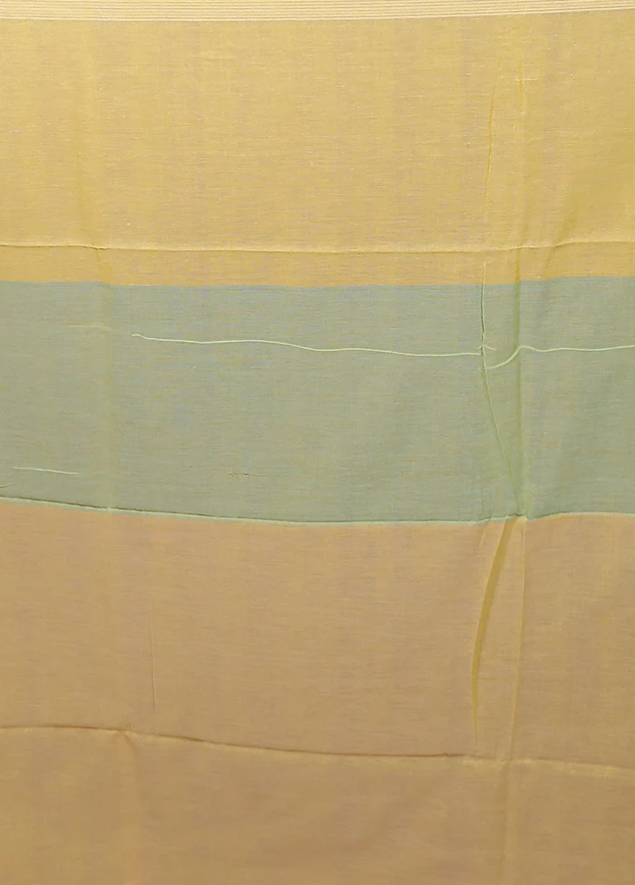 Blue Matka Silk Saree With Blouse Piece - Image 5