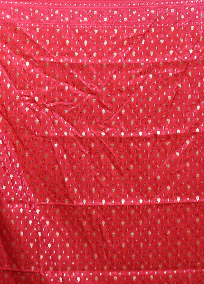 Blue Tanchoi Silk Saree With Blouse Piece - Image 5