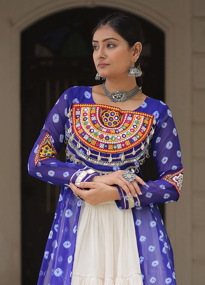 Cream Cotton Lehenga Set - Image 2