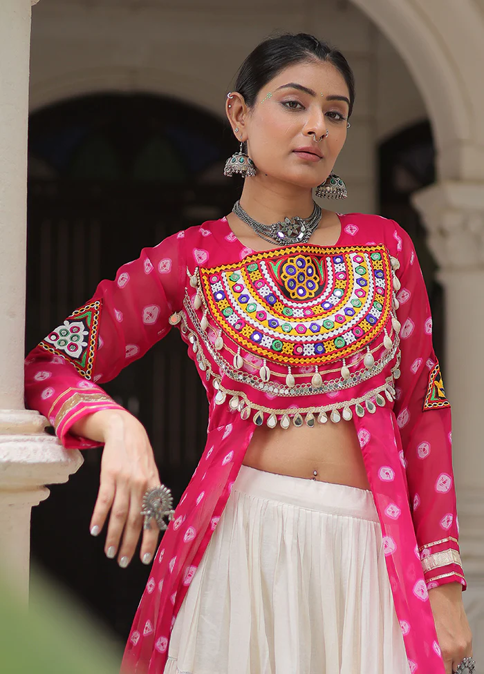 Cream Cotton Lehenga Set - Image 2