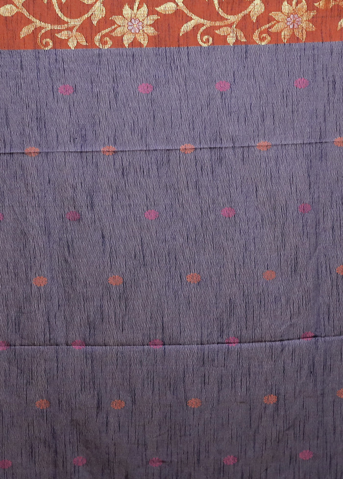Cream Cotton Saree With Blouse Piece - Image 5