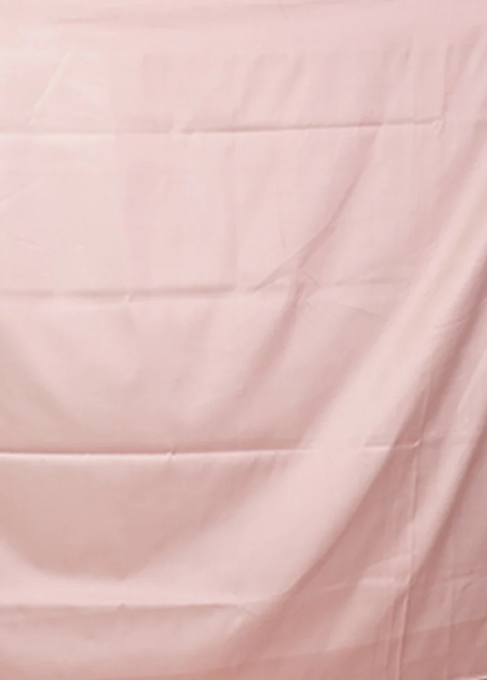 Cream Jamewar Silk Saree With Blouse Piece - Image 5