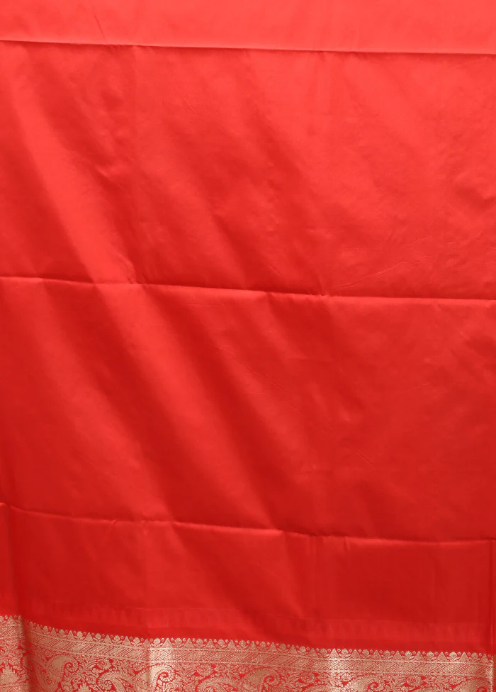 Cream Kanjivaram Silk Saree With Blouse Piece - Image 5