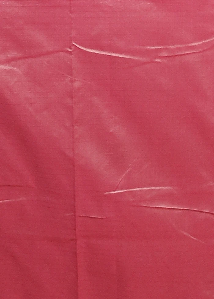 Cream Kanjivaram Silk Saree With Blouse Piece - Image 5