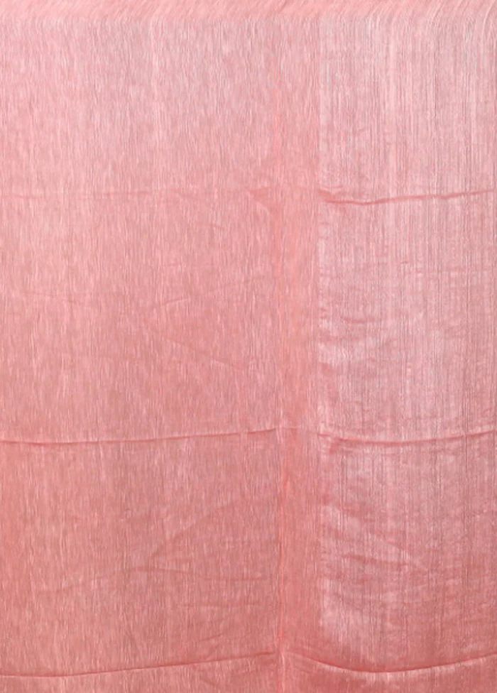Cream Matka Silk Saree With Blouse Piece - Image 5