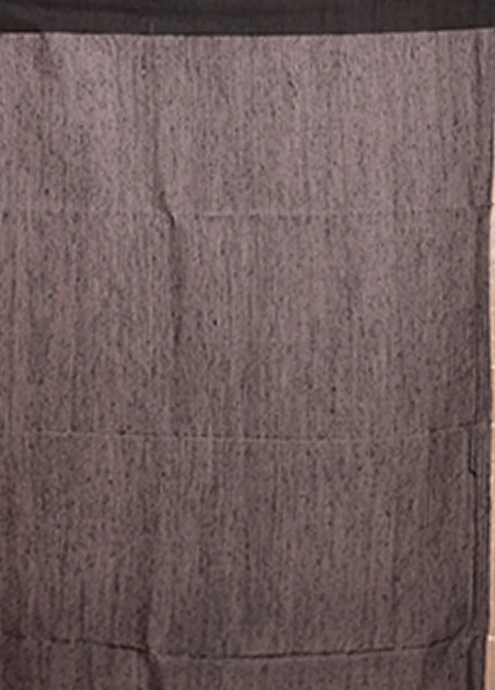 Cream Matka Silk Saree With Blouse Piece - Image 5