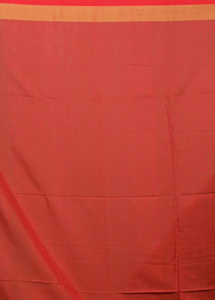 Cream Matka Silk Saree With Blouse Piece - Image 5