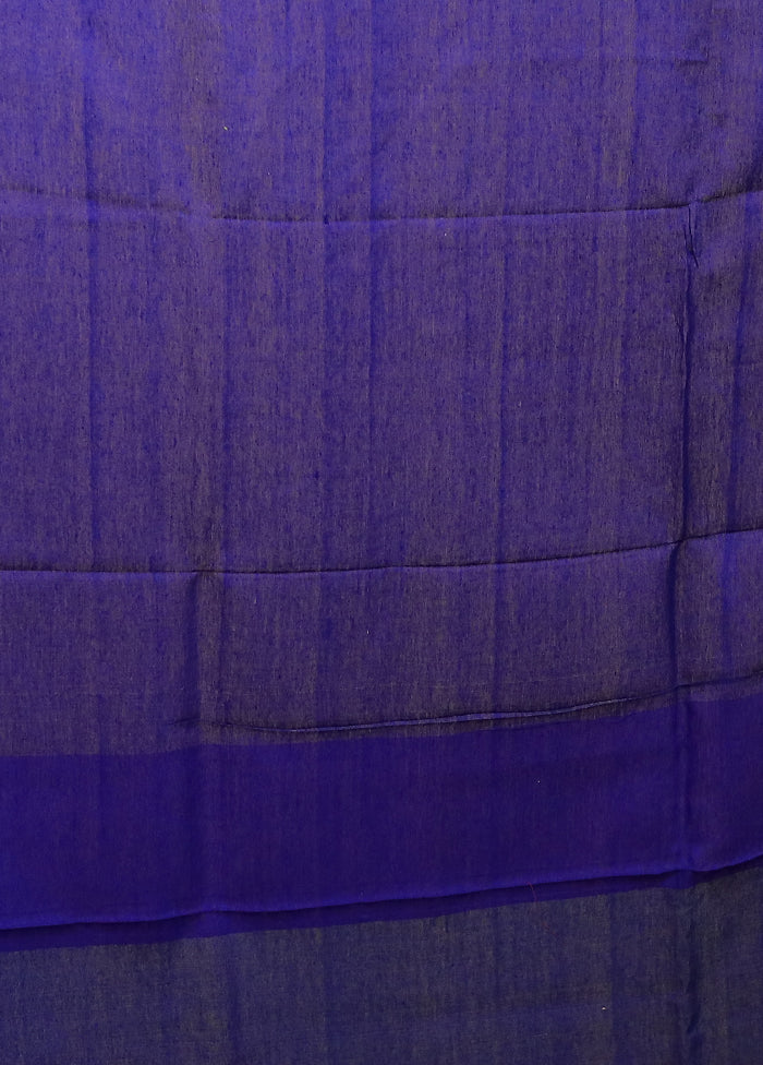 Cream Matka Silk Saree With Blouse Piece - Image 5