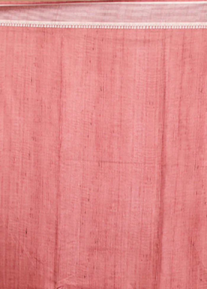 Cream Printed Pure Silk Saree Without Blouse Piece - Image 5