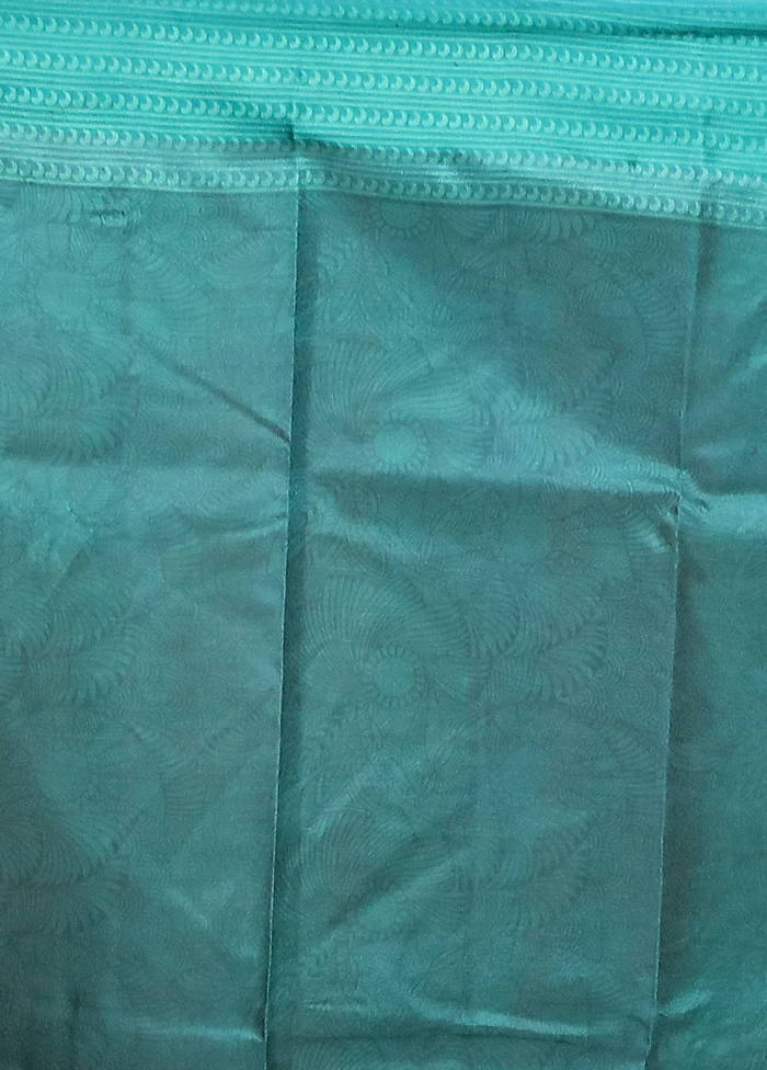 Cream Printed Silk Saree Without Blouse Piece - Image 5