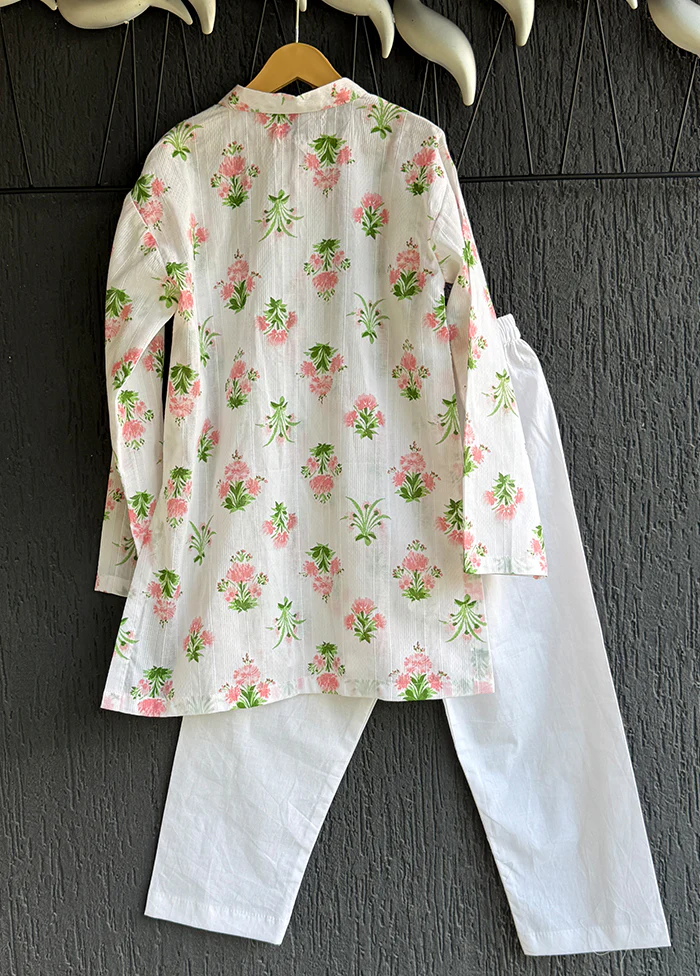 Cream Silk Kurta & Pajama Set - Image 3