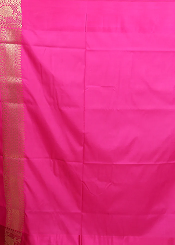 Cream Uppada Silk Saree With Blouse Piece - Image 5