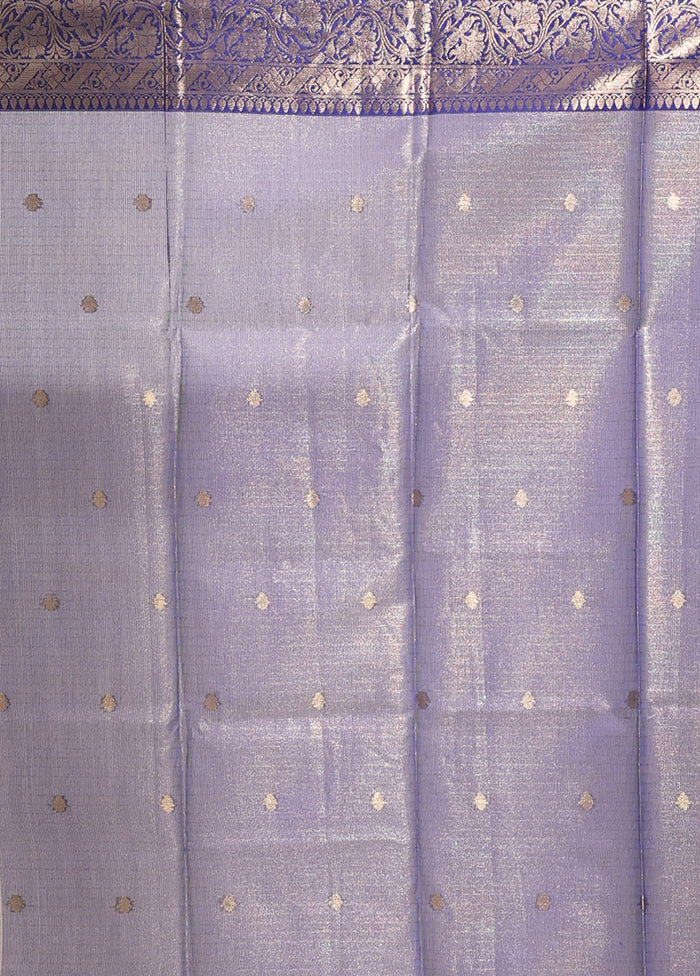 Gold Tissue Silk Saree With Blouse Piece - Image 5