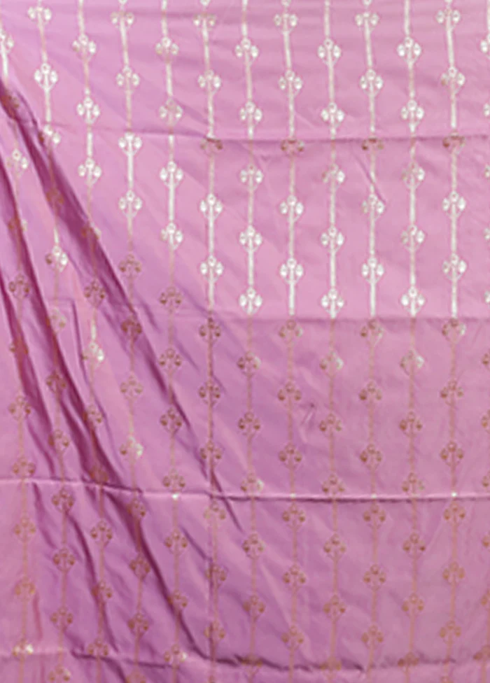 Green Banarasi Silk Saree With Blouse Piece - Image 5