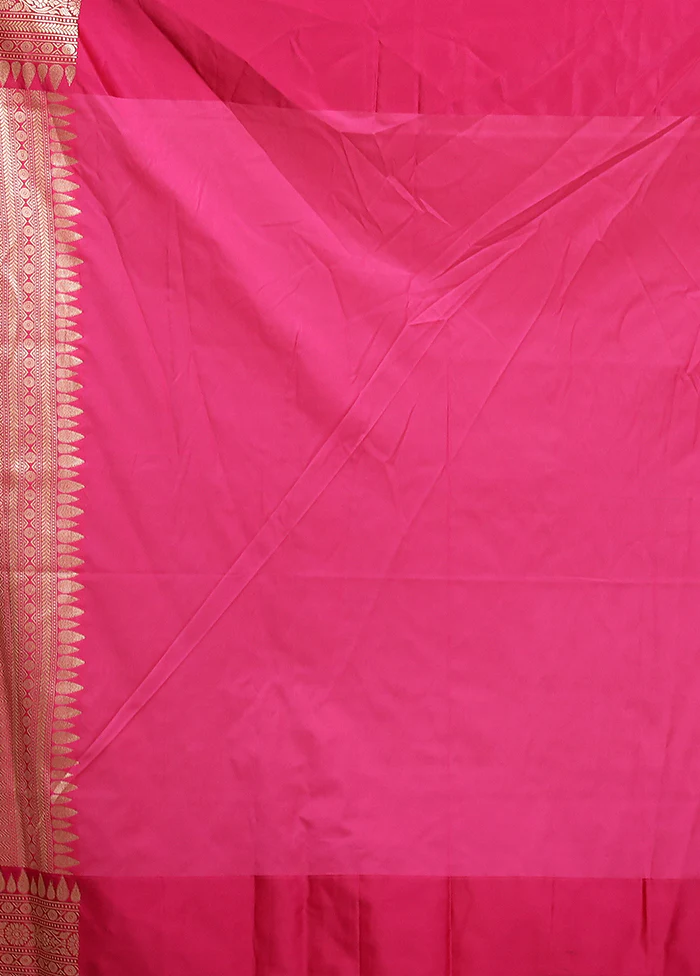 Green Dupion Silk Saree With Blouse Piece - Image 5