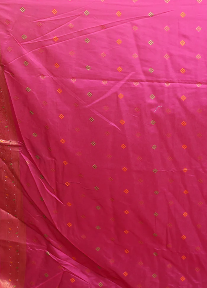 Green Dupion Silk Saree With Blouse Piece - Image 5