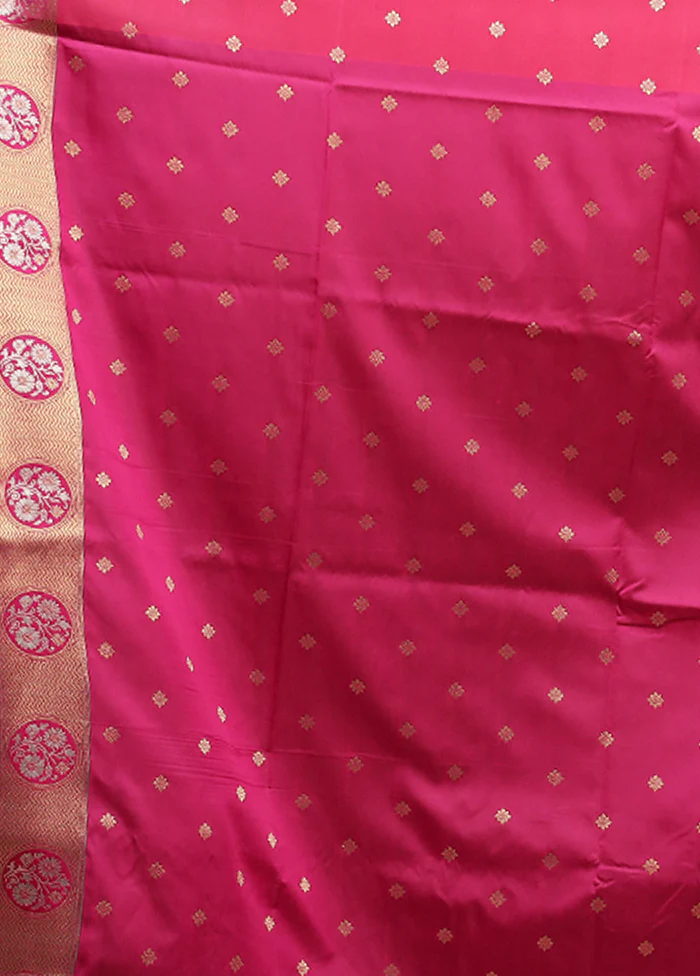 Green Dupion Silk Saree With Blouse Piece - Image 5