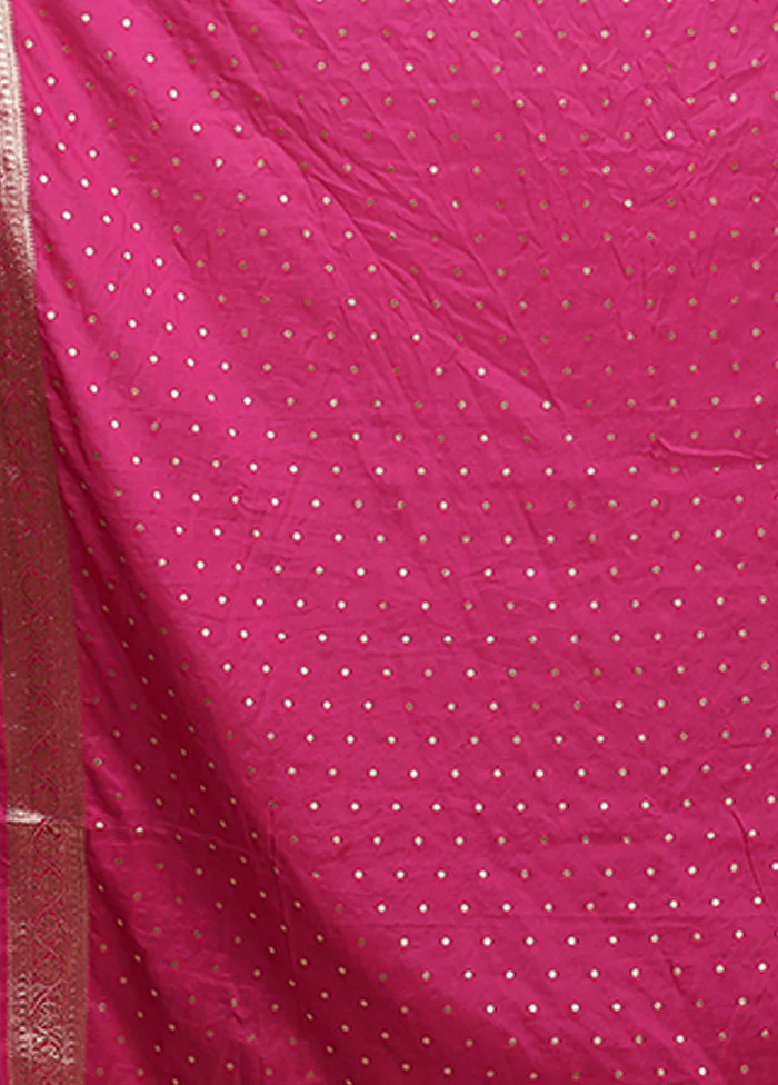 Green Dupion Silk Saree With Blouse Piece - Image 5