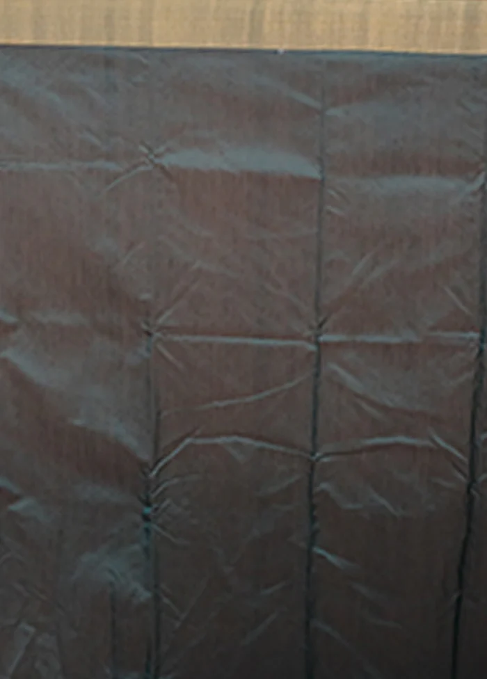 Green Handloom Chanderi Pure Silk Saree With Blouse Piece - Image 5