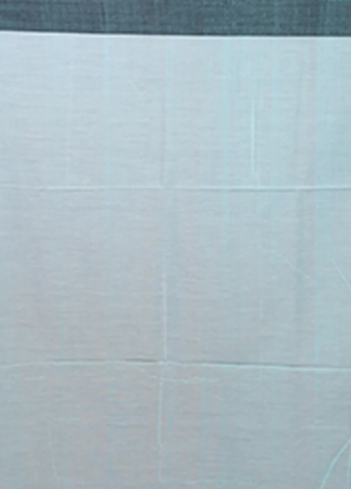 Blue Matka Silk Saree With Blouse Piece - Image 5