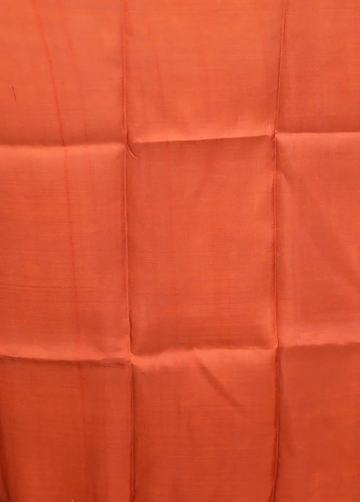 Green Printed Pure Silk Saree Without Blouse Piece - Image 5