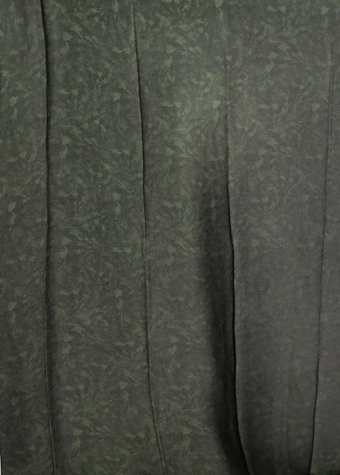 Green Printed Silk Saree Without Blouse Piece - Image 5