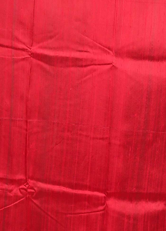 Green Tussar Pure Silk Saree With Blouse Piece - Image 5