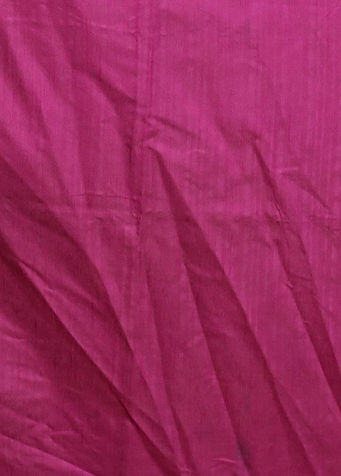 Grey Dupion Silk Saree With Blouse Piece - Image 5