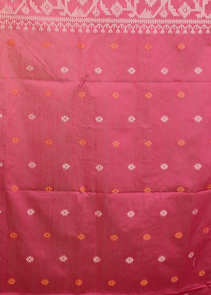 Grey Matka Silk Saree With Blouse Piece - Image 5