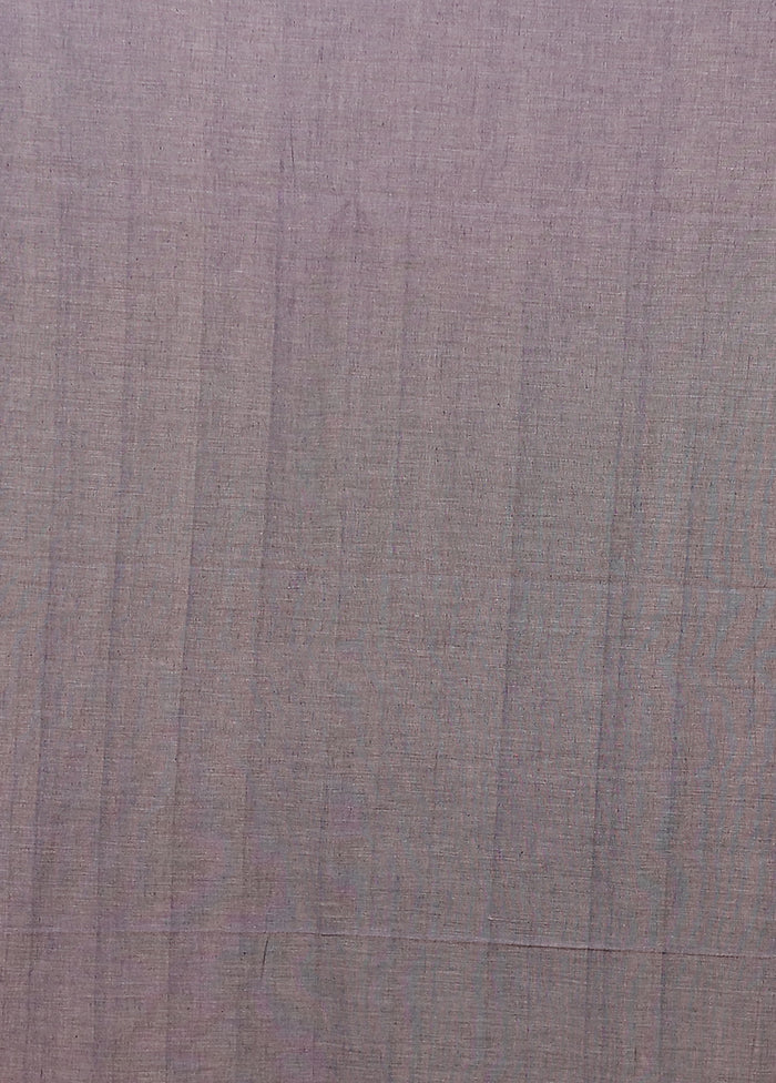 Grey Matka Silk Saree With Blouse Piece - Image 5