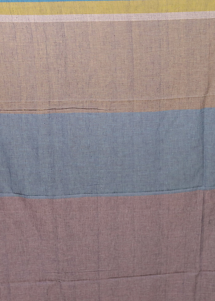 Grey Matka Silk Saree With Blouse Piece - Image 5
