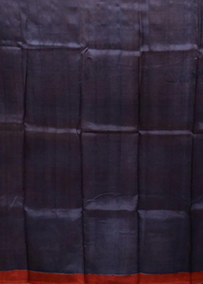 Maroon Printed Pure Silk Saree Without Blouse Piece - Image 5