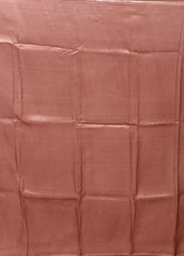 Maroon Printed Pure Silk Saree Without Blouse Piece - Image 5